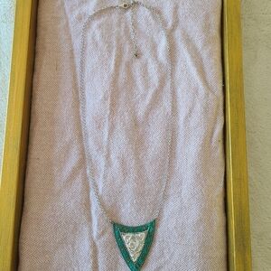 Silpada Sterling Silver N3018 Patina Brass Shield Necklace